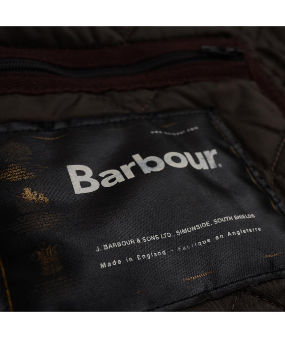 BARBOUR Коричневая синтетическая куртка, фото 7