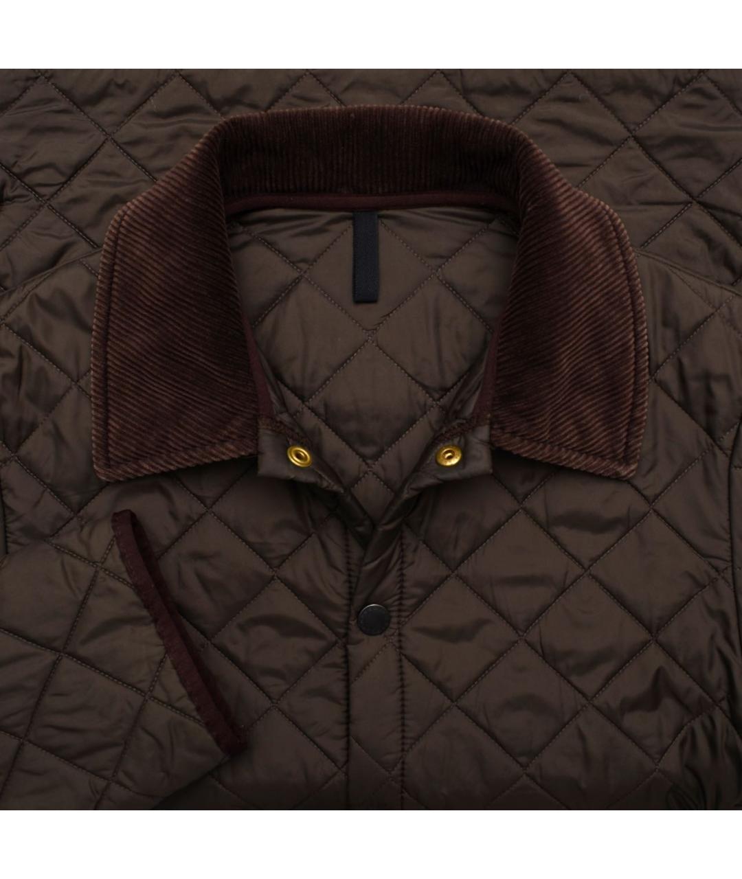 BARBOUR Коричневая синтетическая куртка, фото 4