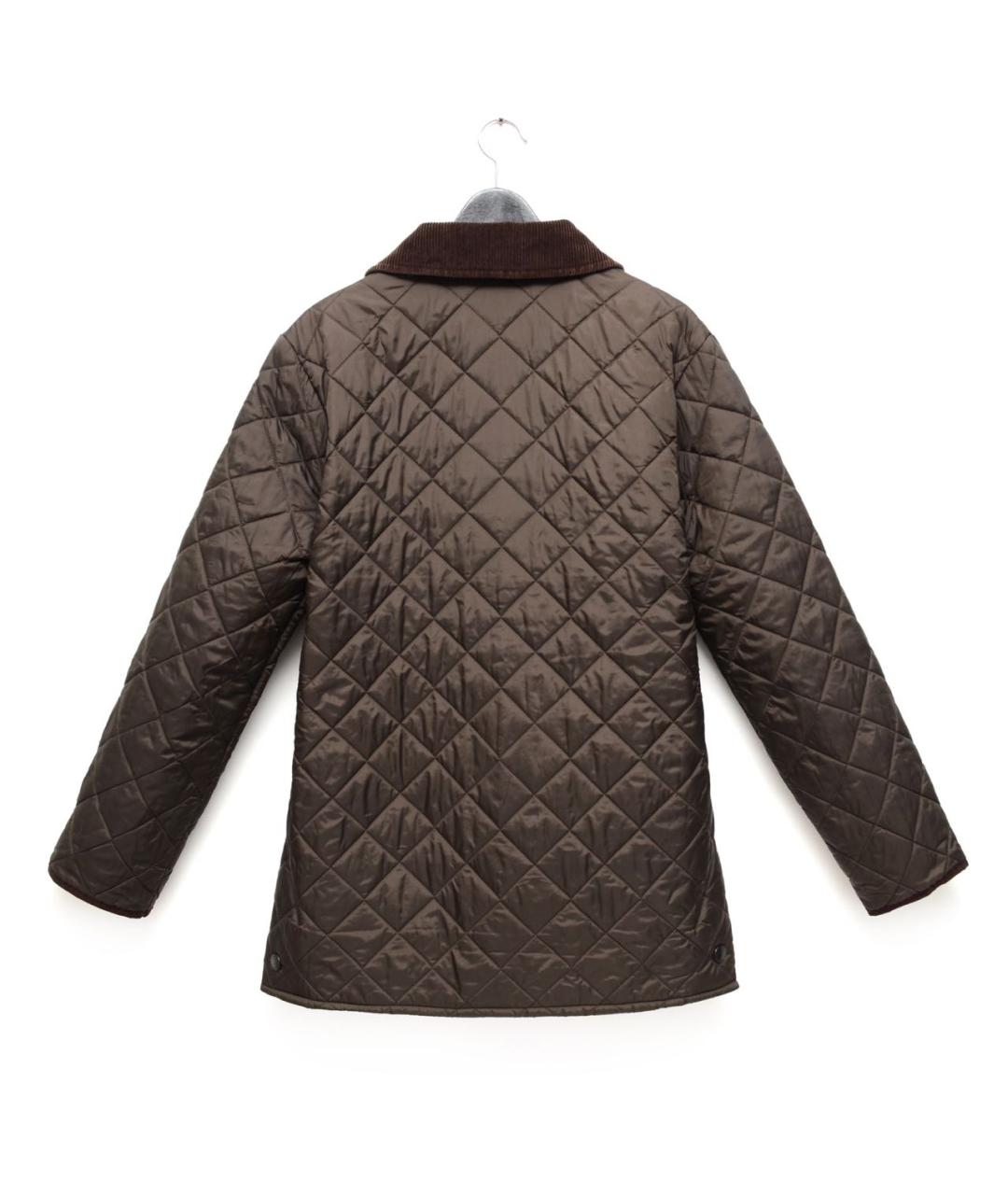 BARBOUR Коричневая синтетическая куртка, фото 2