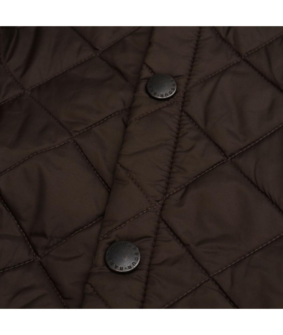 BARBOUR Коричневая синтетическая куртка, фото 5