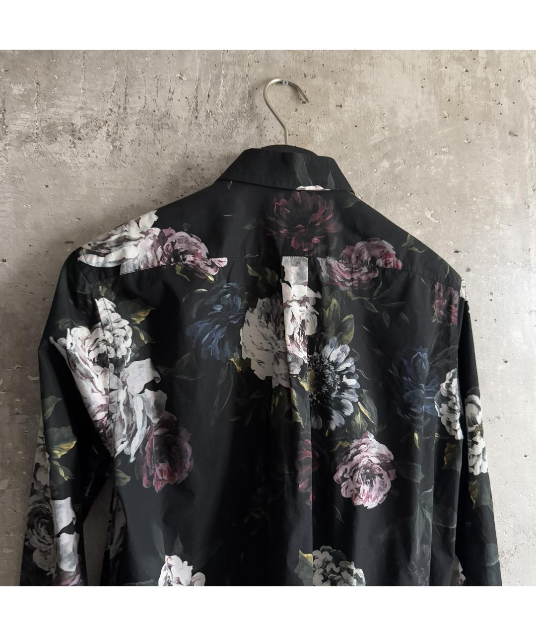 DOLCE&GABBANA Черная хлопковая кэжуал рубашка, фото 3