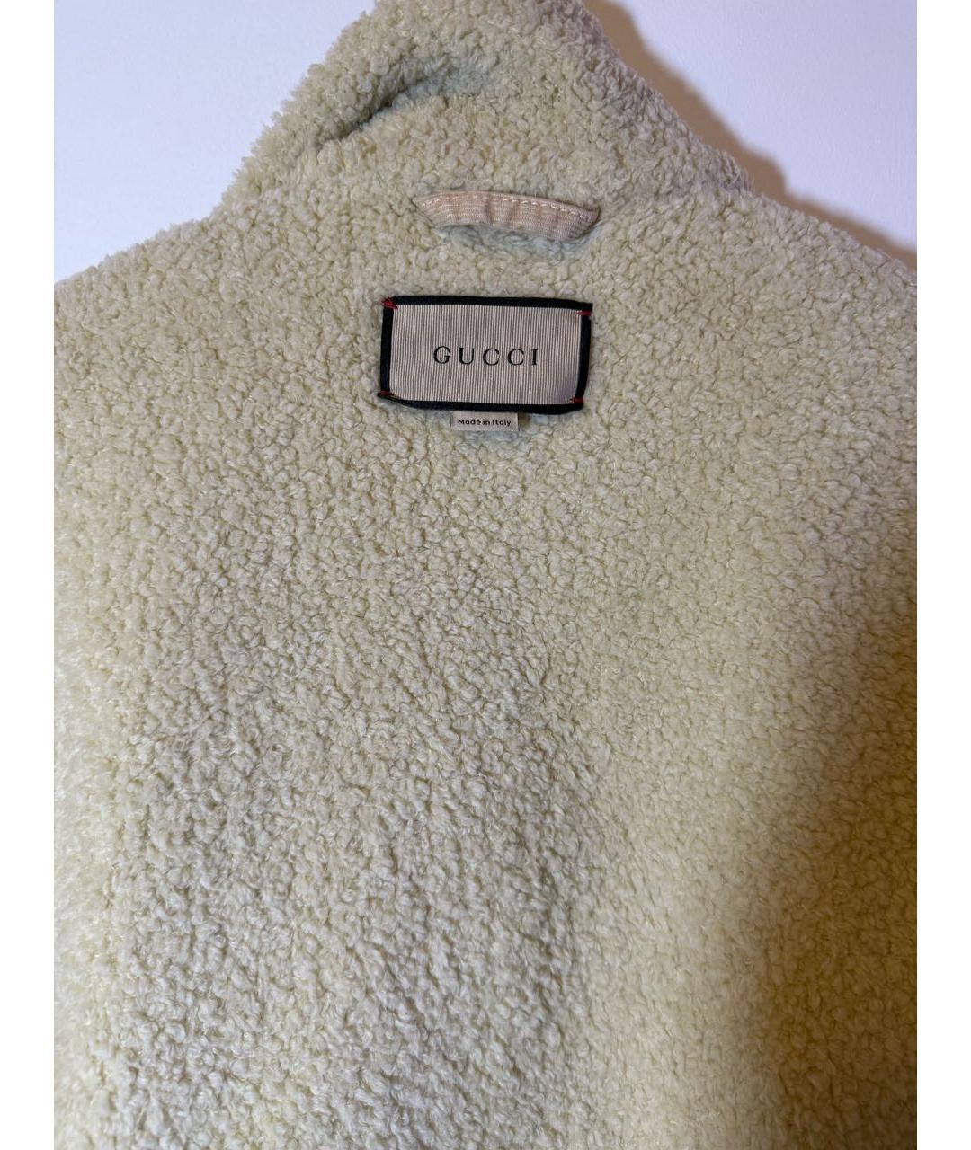 GUCCI Бежевая хлопковая куртка, фото 3