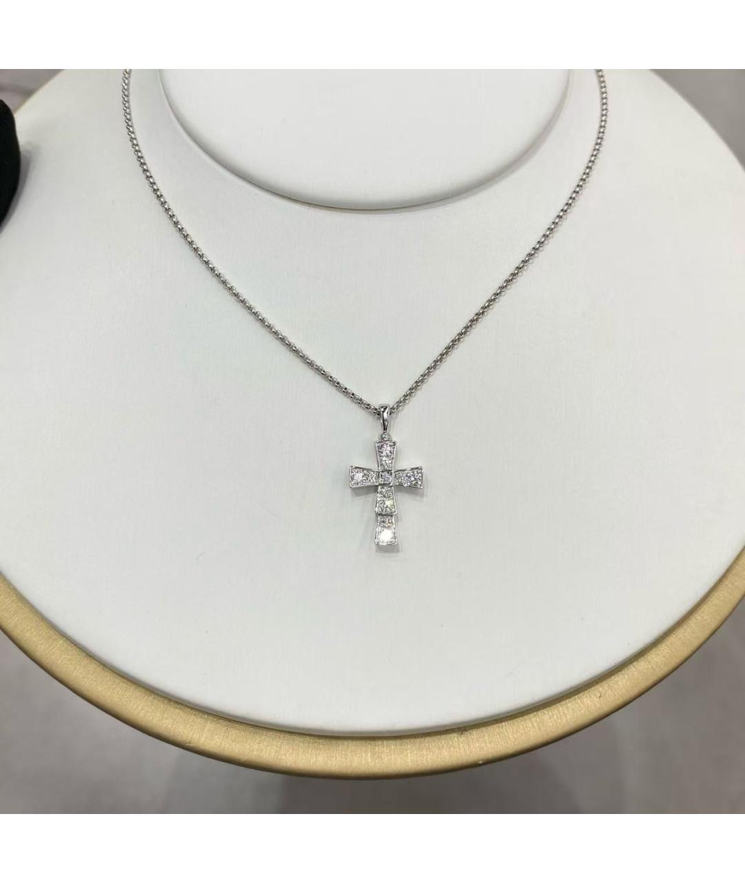 BVLGARI Серебряное колье из белого золота, фото 3