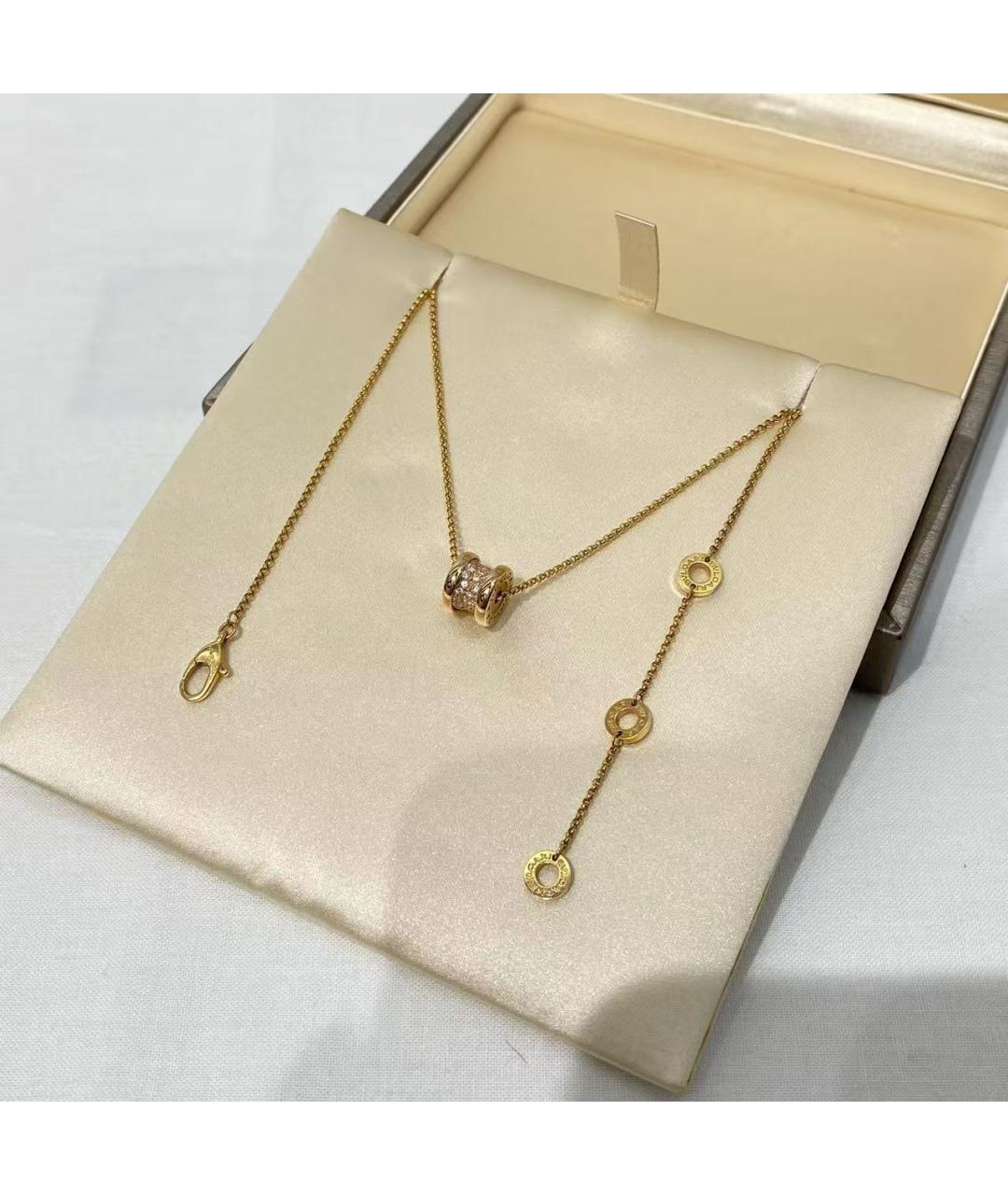 BVLGARI Золотое колье из розового золота, фото 5