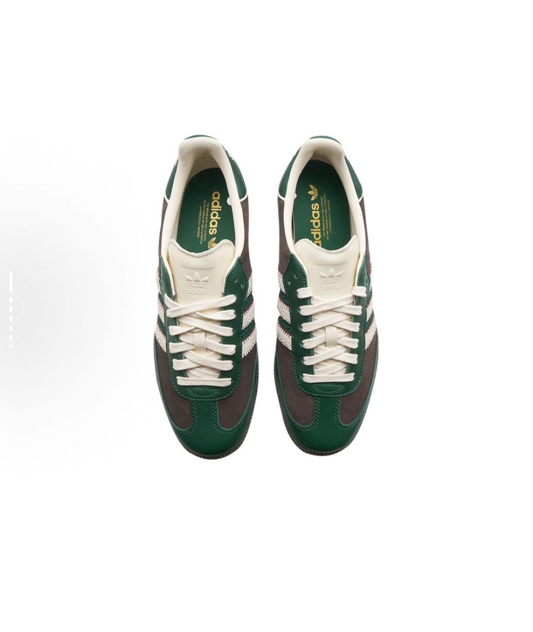 ADIDAS Коричневые замшевые низкие кроссовки / кеды, фото 3