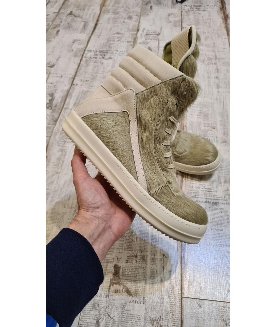 RICK OWENS Высокие кроссовки / кеды, фото 5