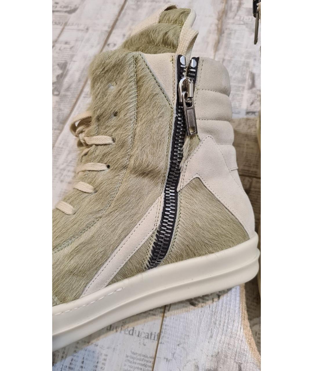 RICK OWENS Высокие кроссовки / кеды, фото 7