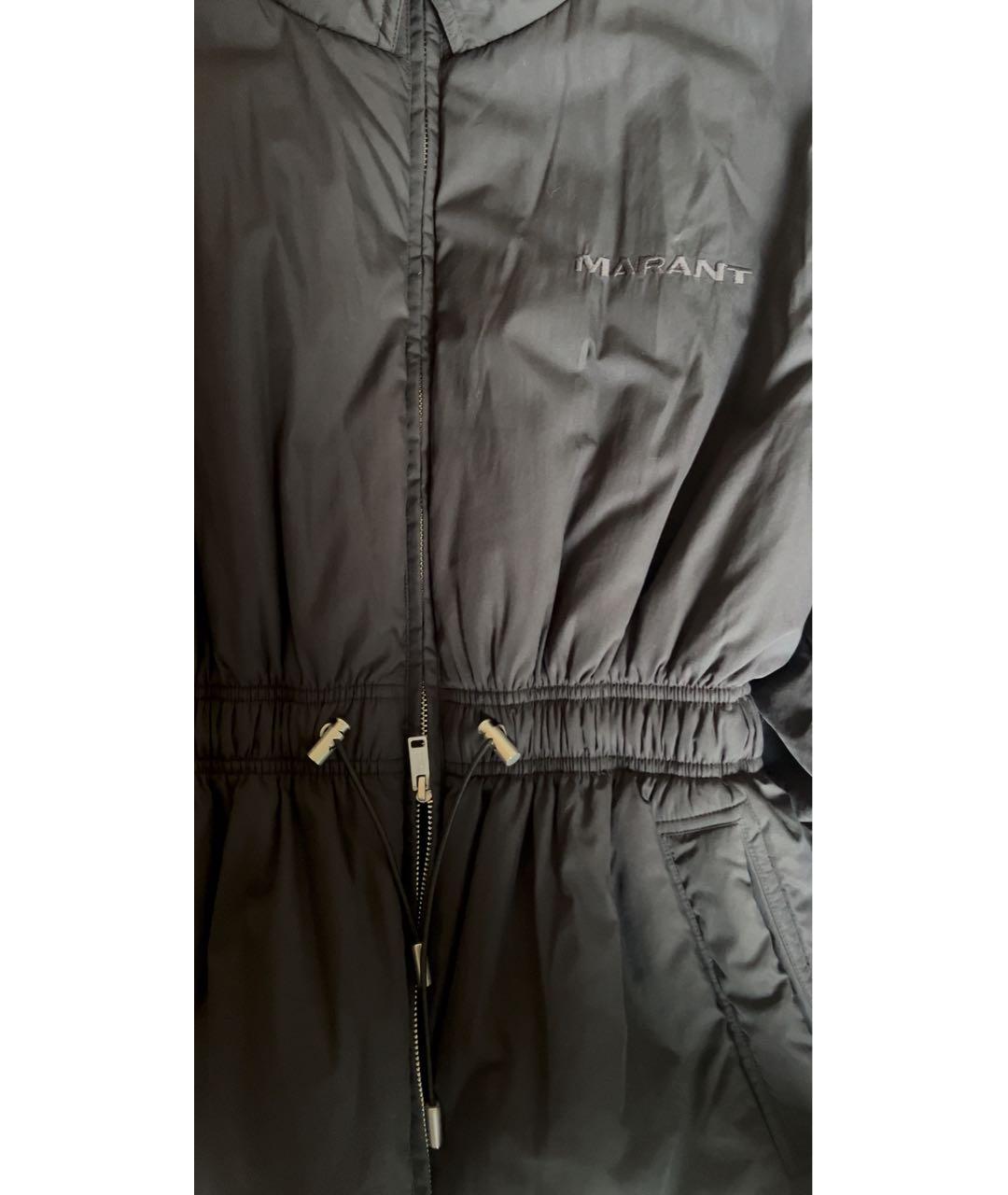 ISABEL MARANT ETOILE Черная полиэстеровая куртка, фото 4