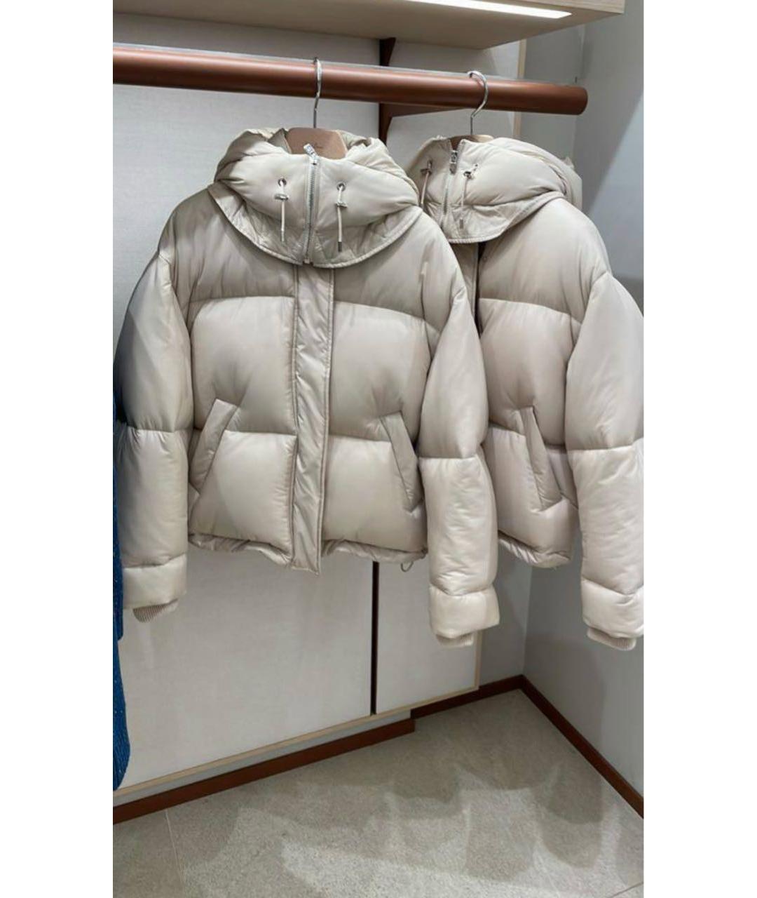 LORO PIANA Бежевый пуховик, фото 5
