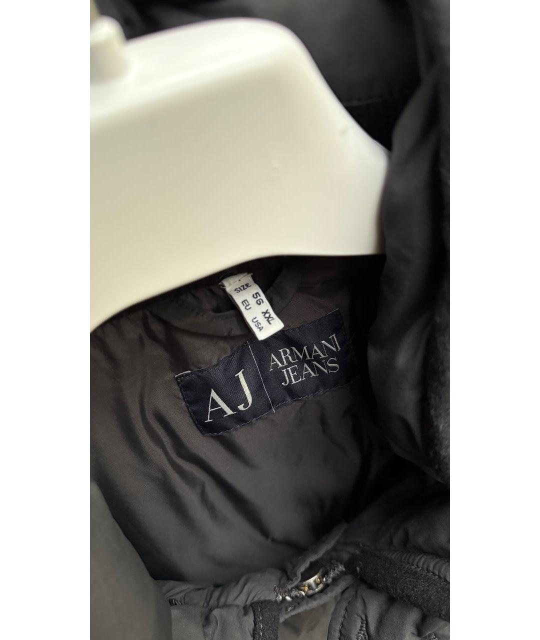ARMANI JEANS Черная полиамидовая куртка, фото 3