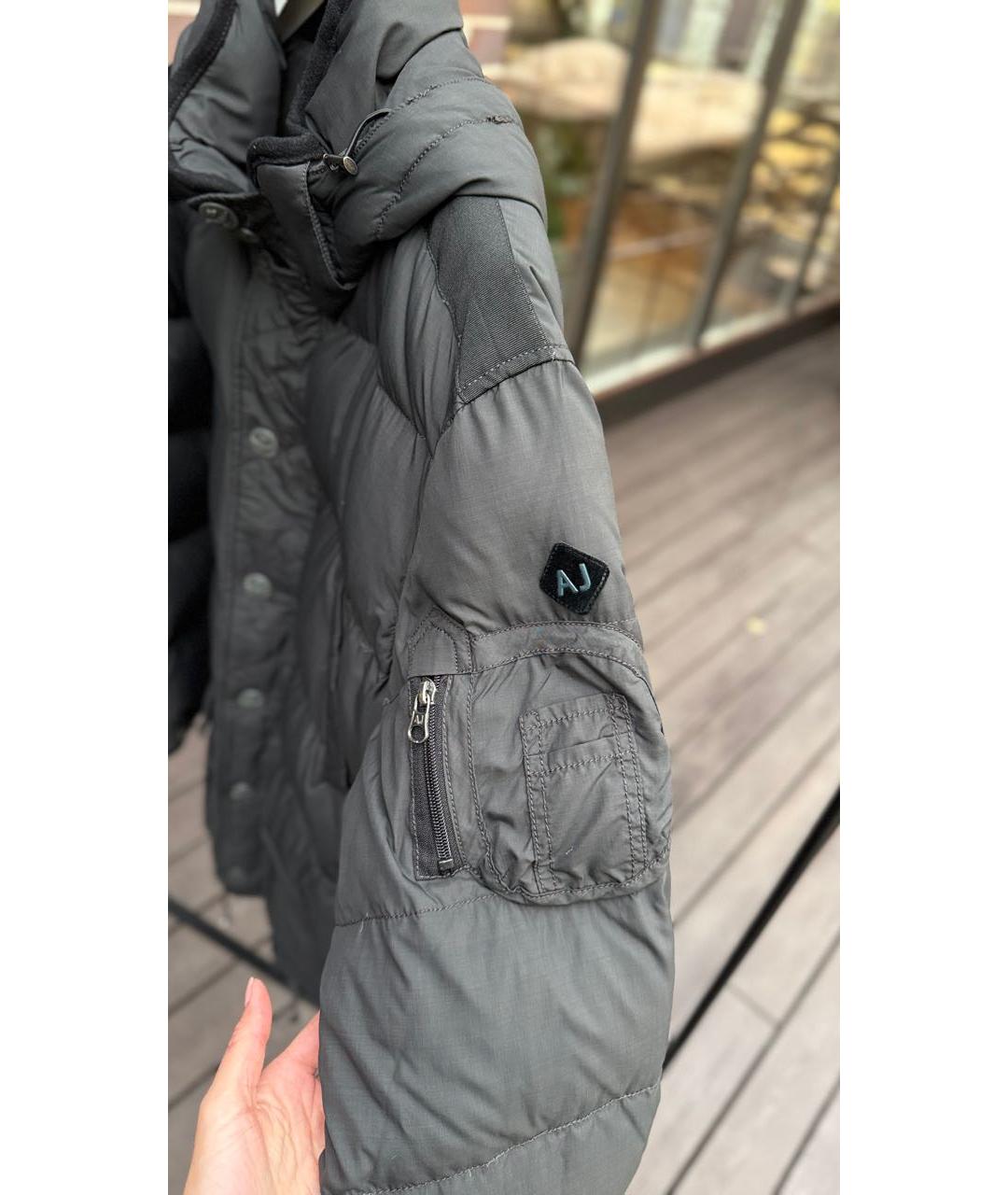 ARMANI JEANS Черная полиамидовая куртка, фото 6