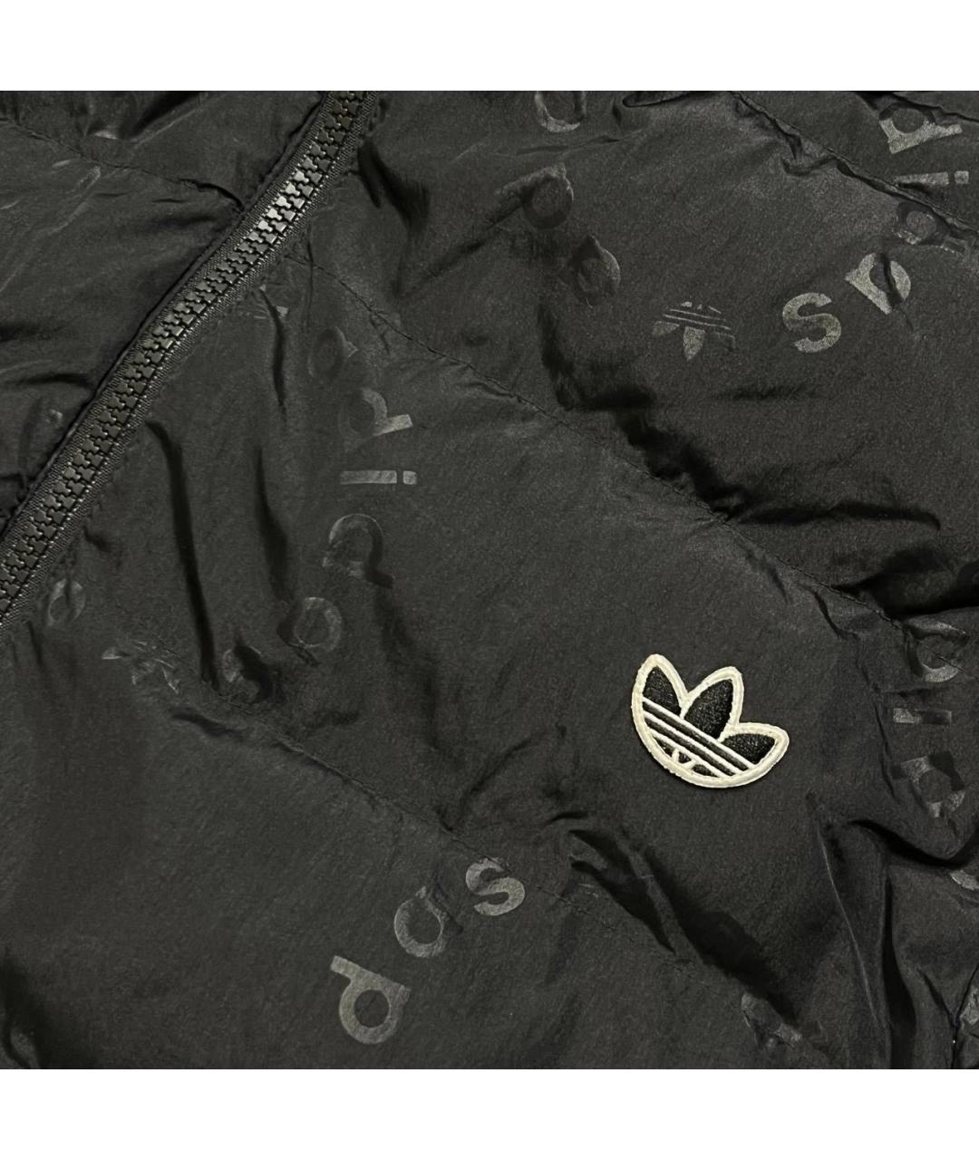 ADIDAS Черная полиэстеровая куртка, фото 3