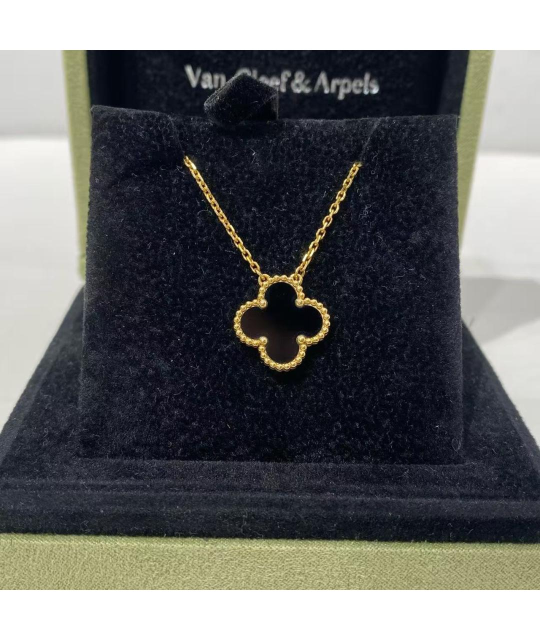 VAN CLEEF & ARPELS Черное колье из желтого золота, фото 3