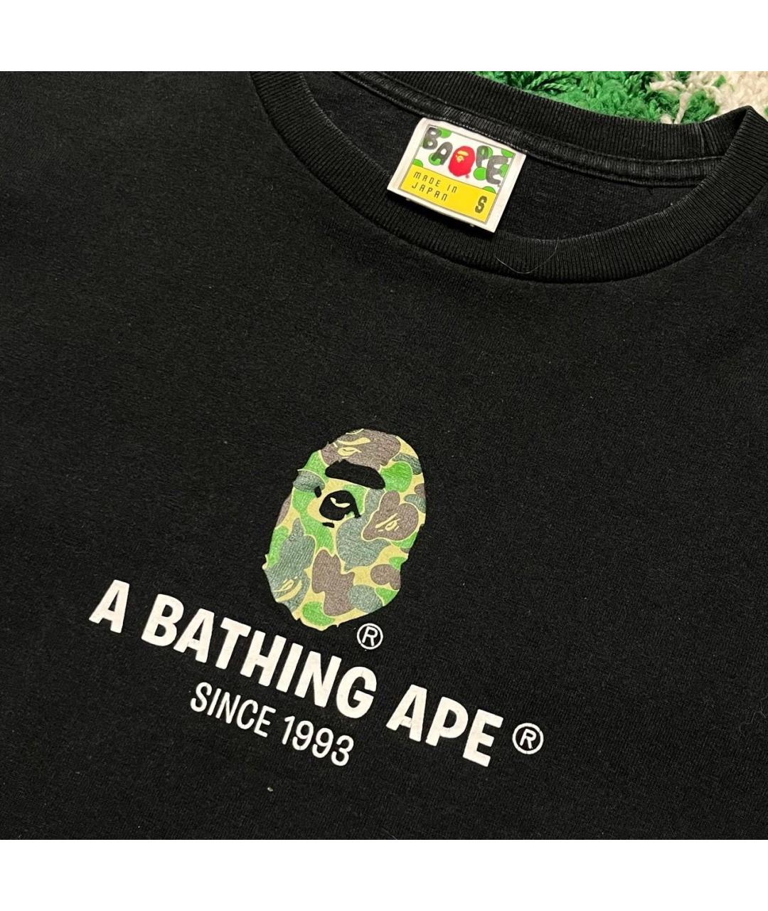 BAPE Черная хлопковая футболка, фото 2