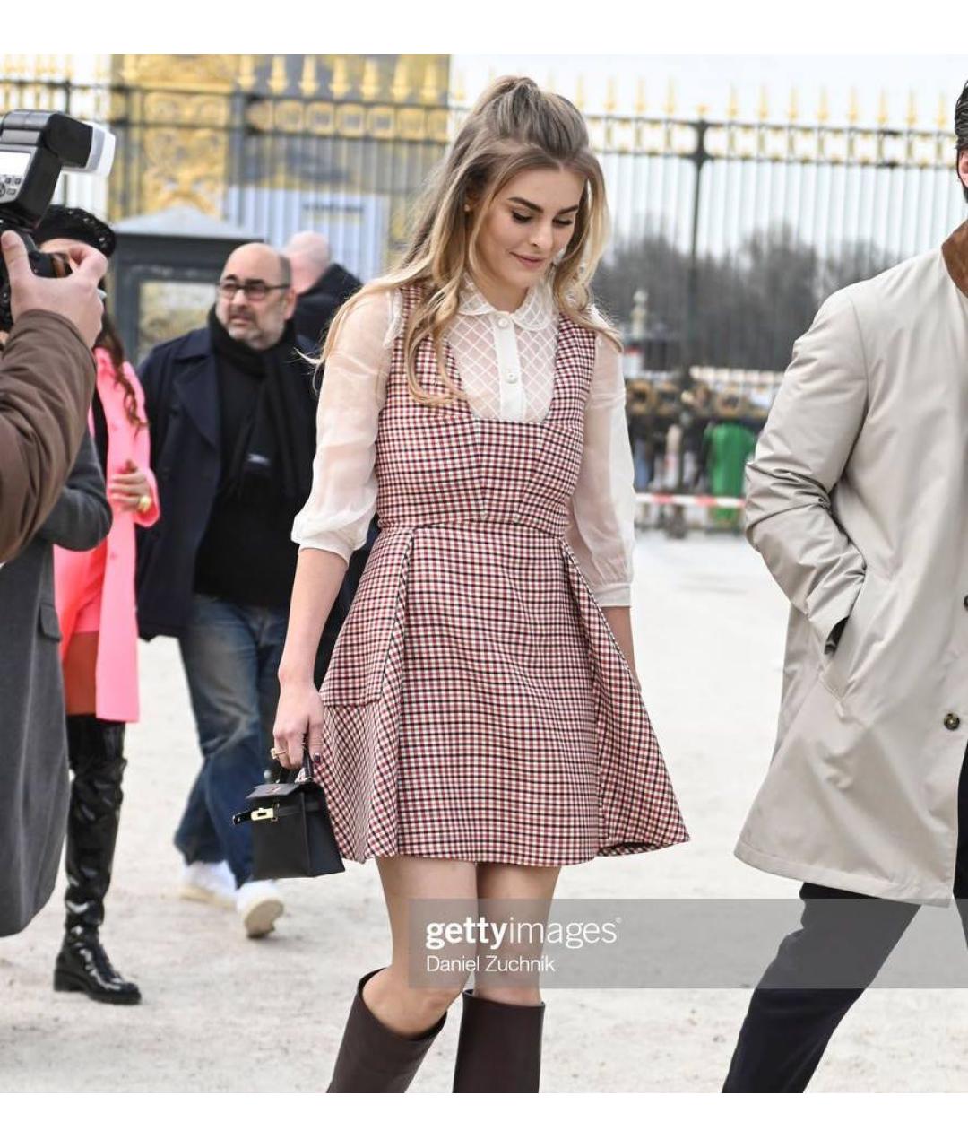 CHRISTIAN DIOR Розовое повседневное платье, фото 6