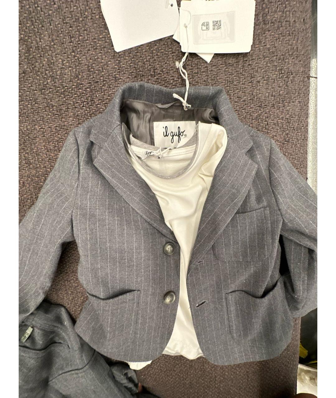 IL GUFO Серый полиэстеровый комплект, фото 3