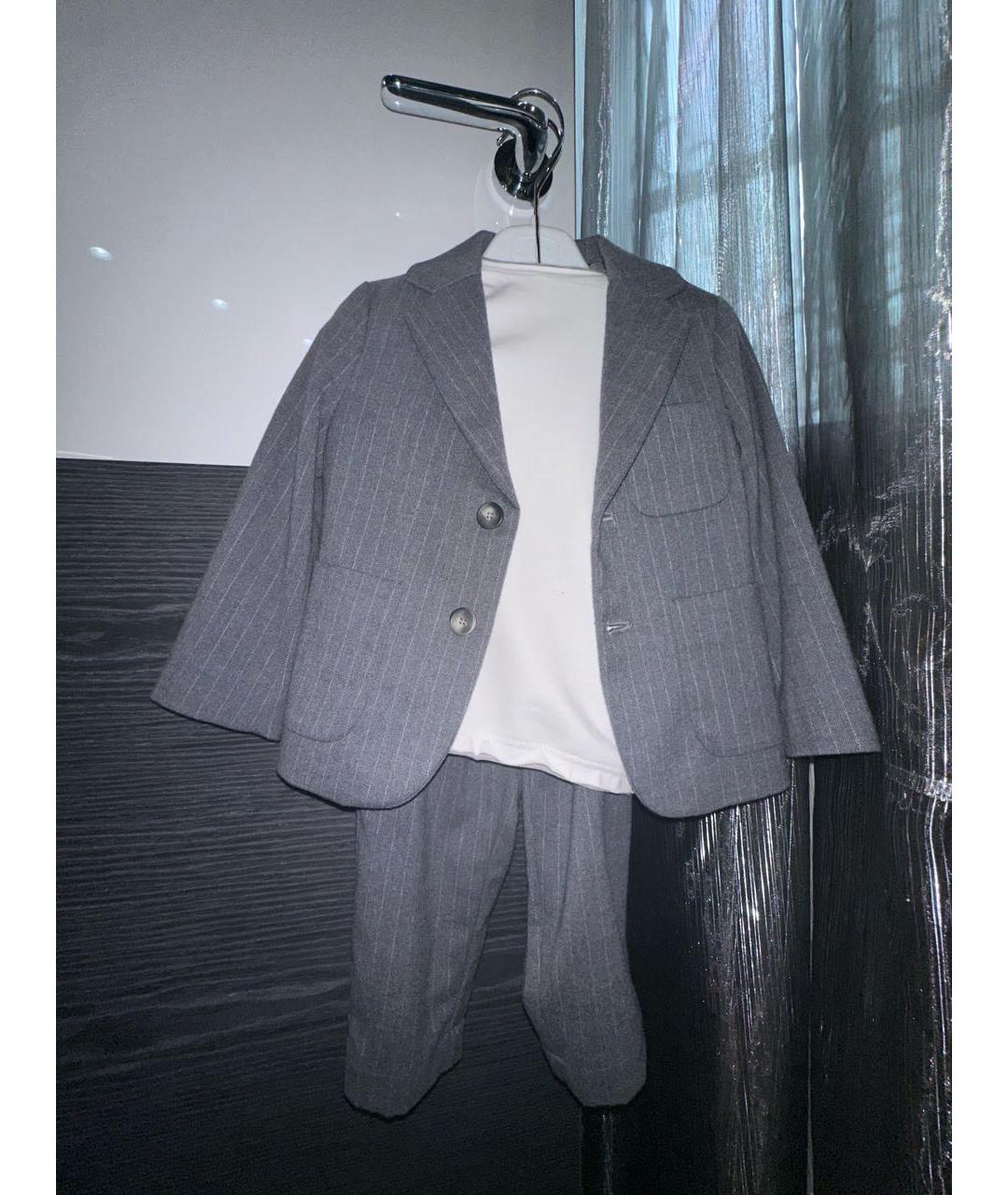 IL GUFO Серый полиэстеровый комплект, фото 4