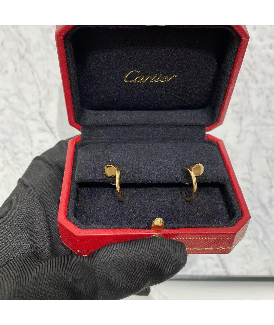 CARTIER Золотые серьги, фото 3
