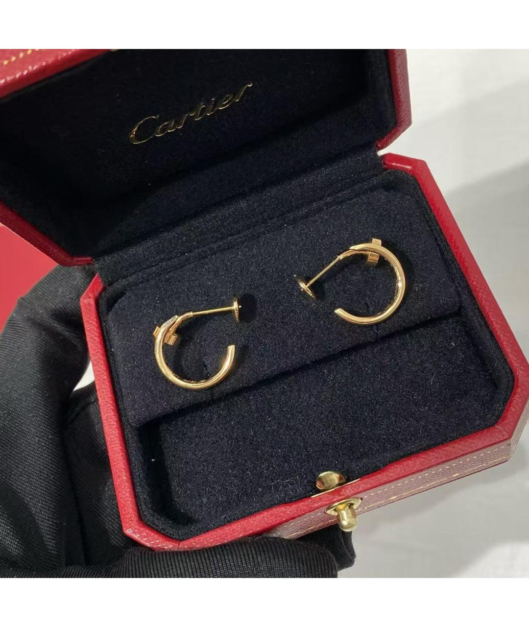 CARTIER Золотые серьги, фото 6