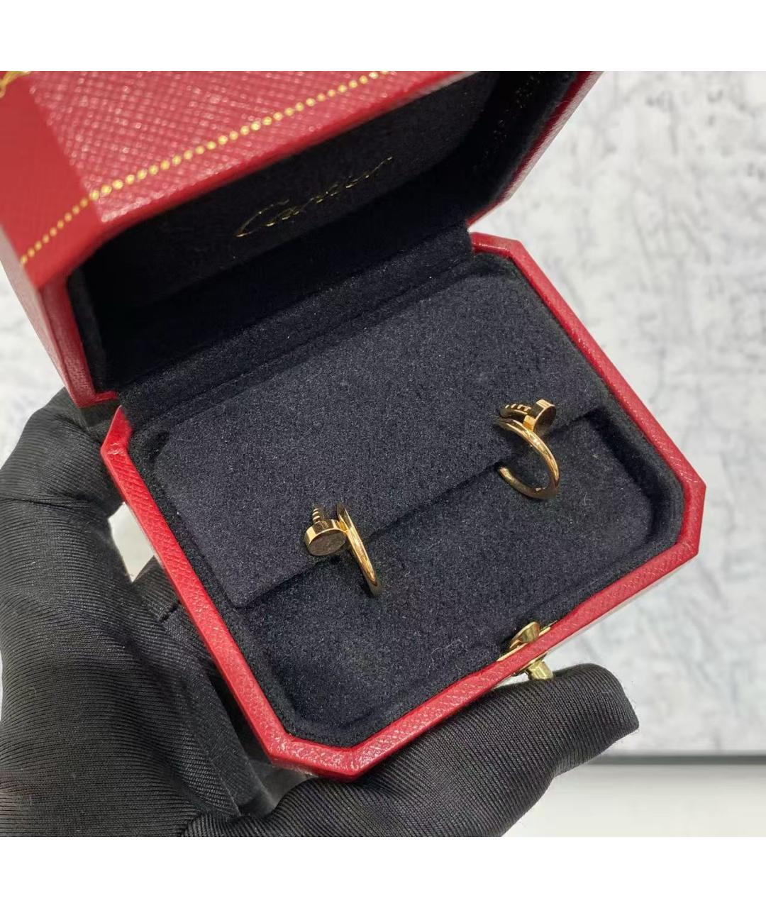 CARTIER Золотые серьги, фото 2