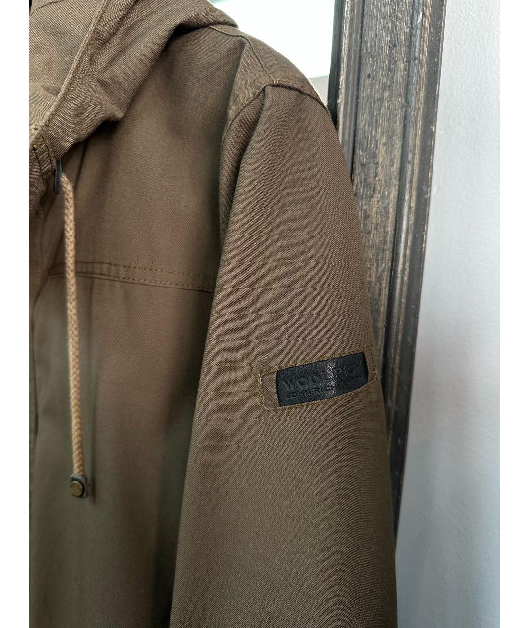 WOOLRICH Хаки полиэстеровая куртка, фото 5