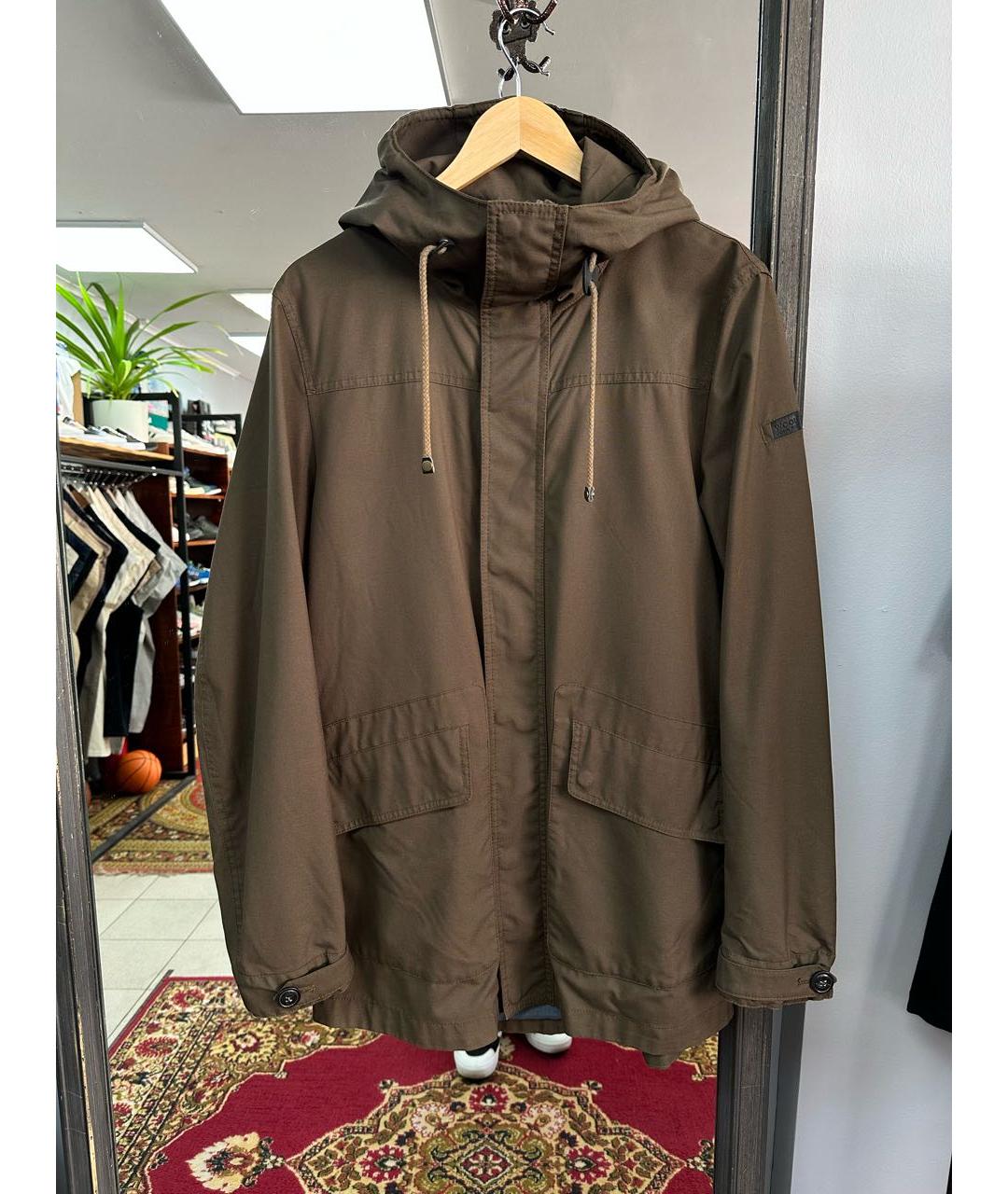 WOOLRICH Хаки полиэстеровая куртка, фото 8