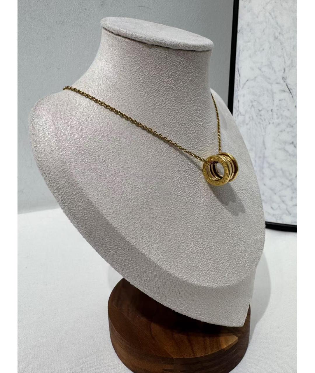 BVLGARI Золотое колье из желтого золота, фото 4