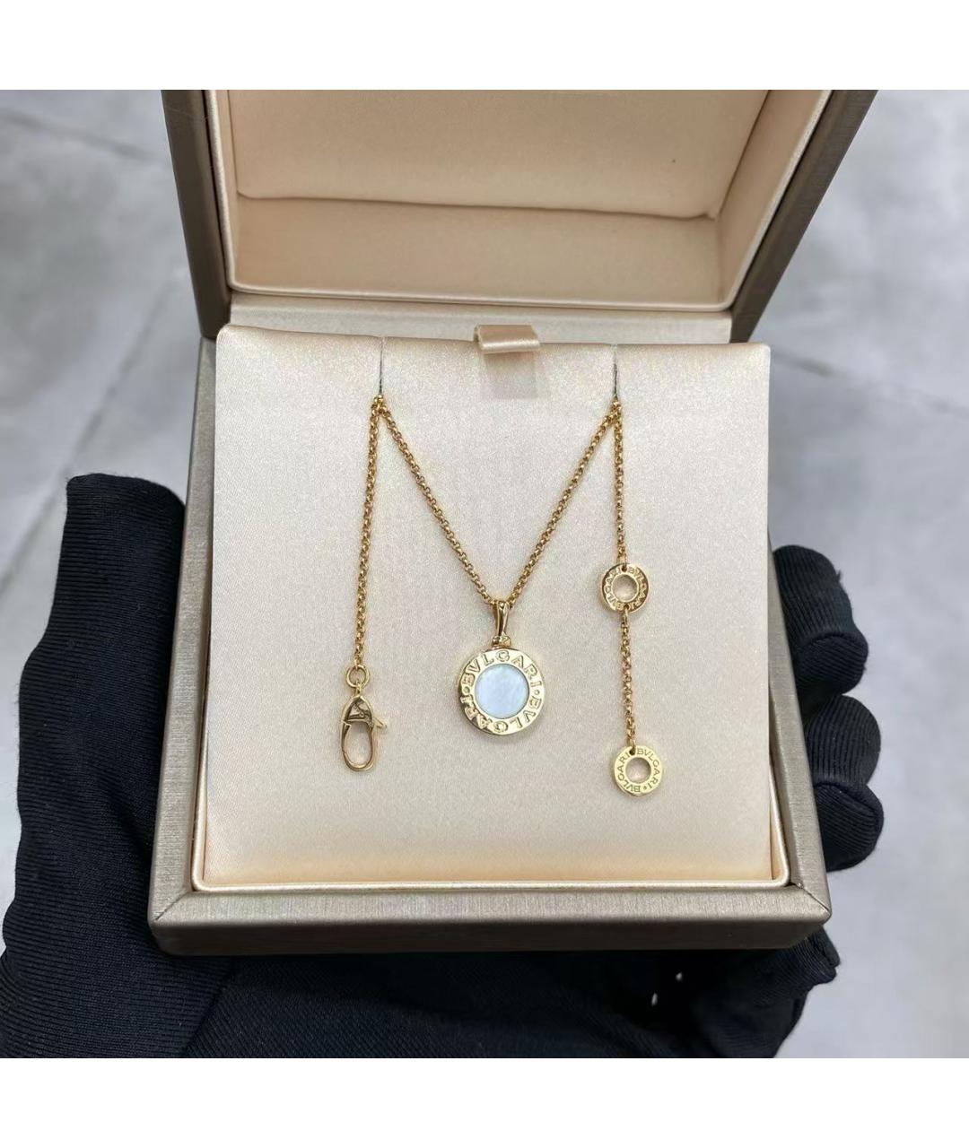 BVLGARI Золотое колье из розового золота, фото 5