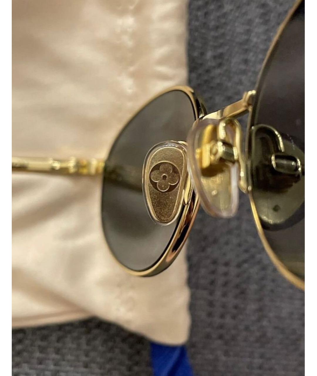 LOUIS VUITTON Темно-синие пластиковые солнцезащитные очки, фото 7