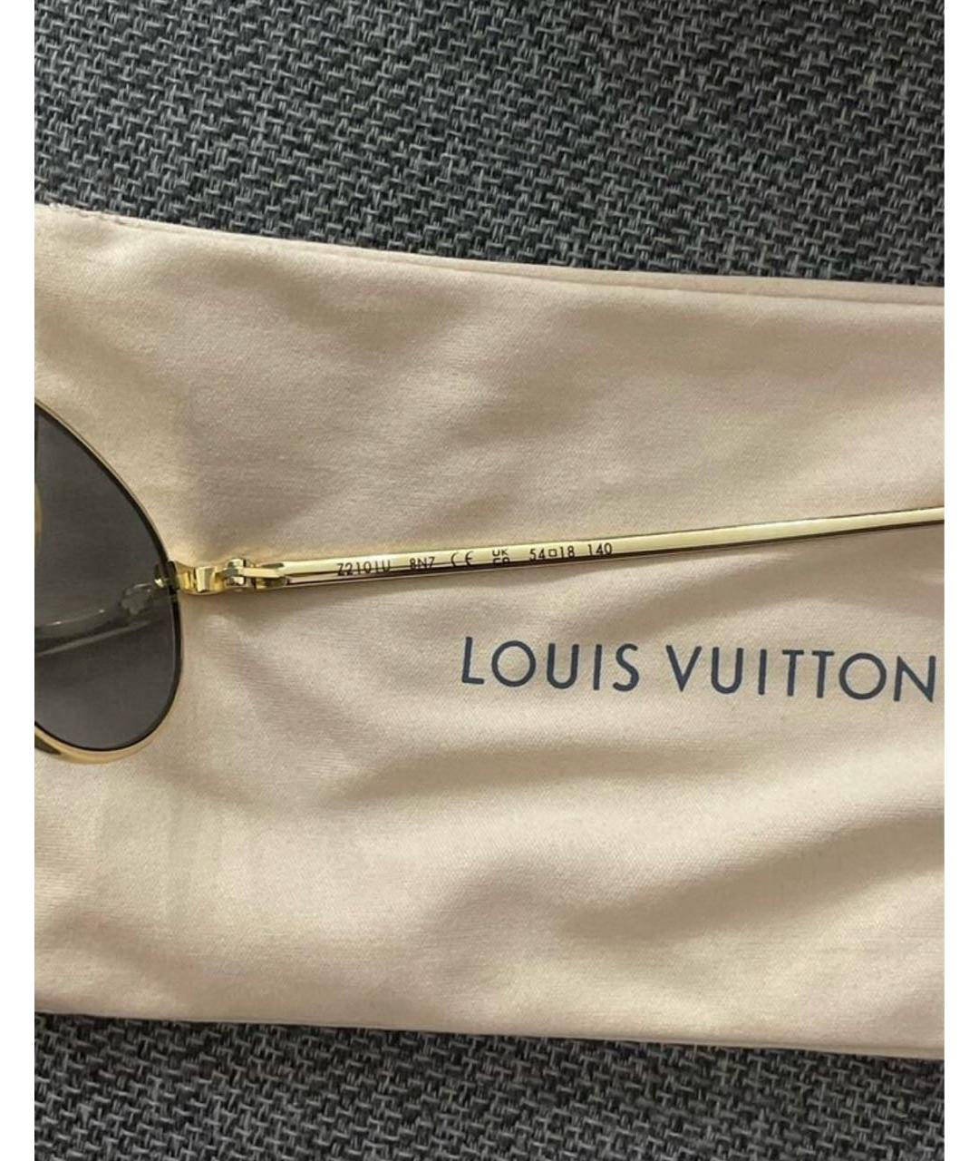 LOUIS VUITTON Темно-синие пластиковые солнцезащитные очки, фото 5