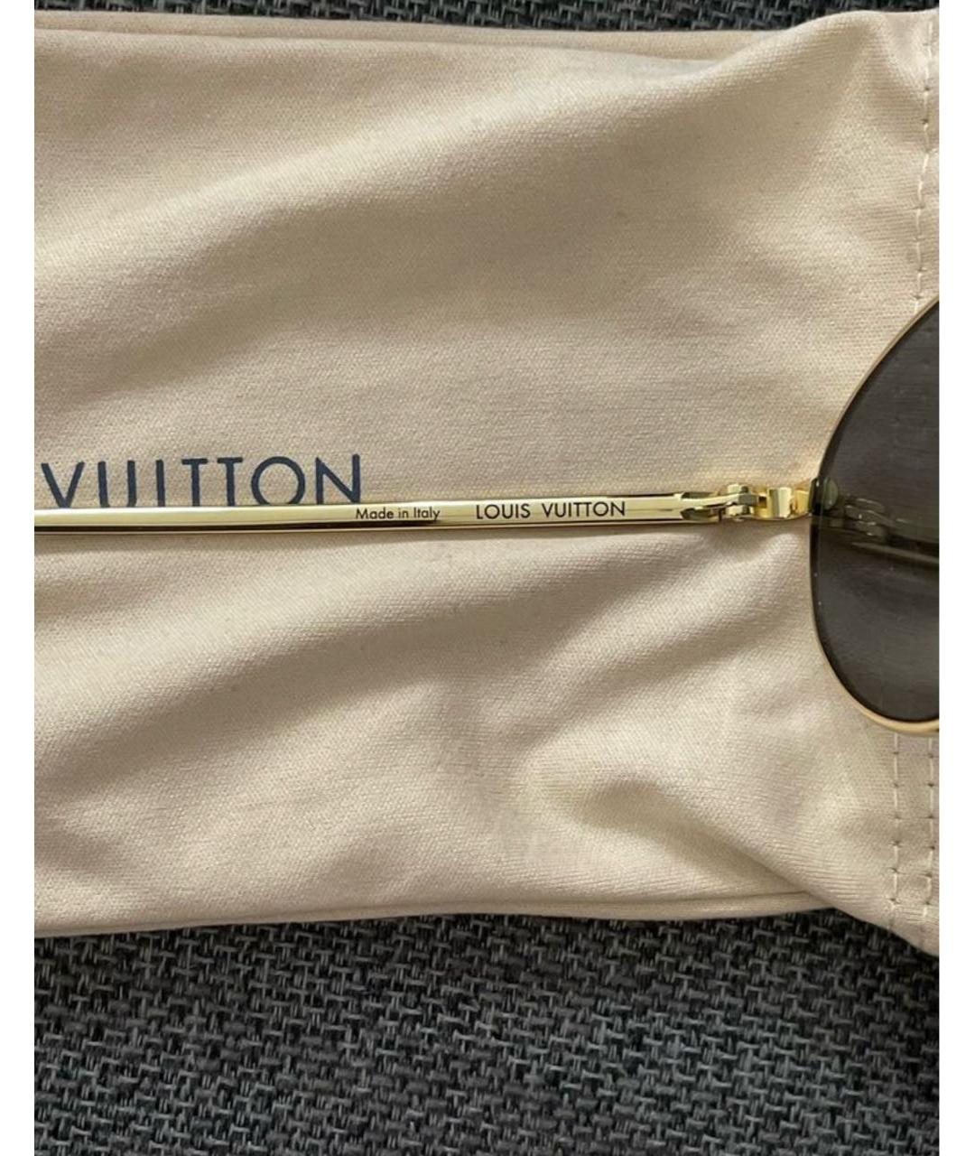 LOUIS VUITTON Темно-синие пластиковые солнцезащитные очки, фото 8