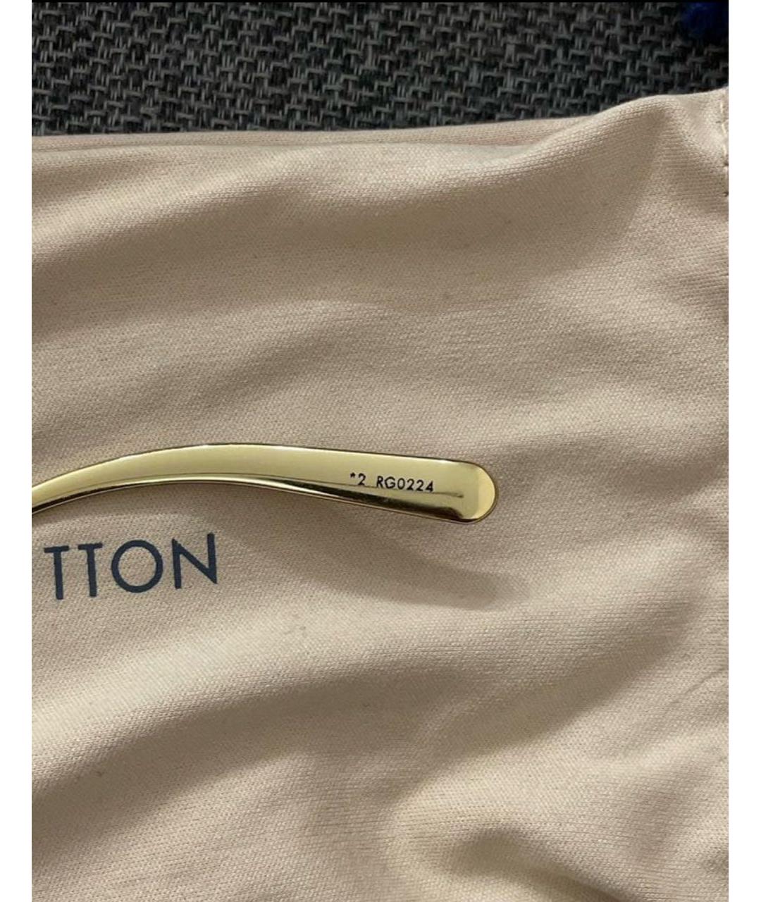 LOUIS VUITTON Темно-синие пластиковые солнцезащитные очки, фото 6