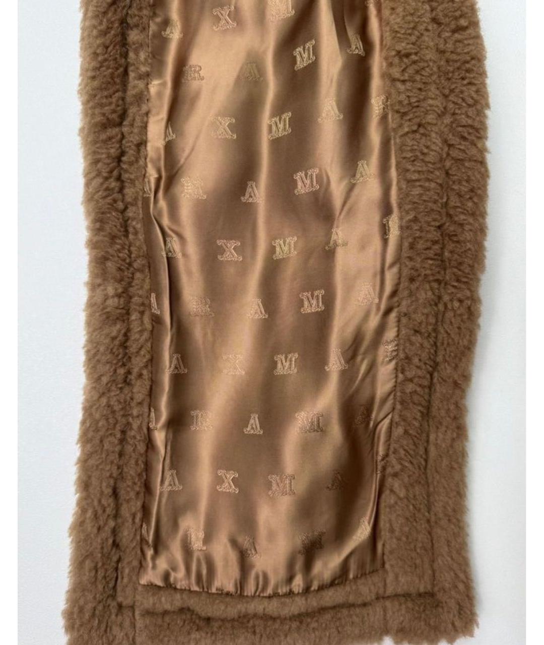 MAX MARA Коричневый меховой жилет, фото 4