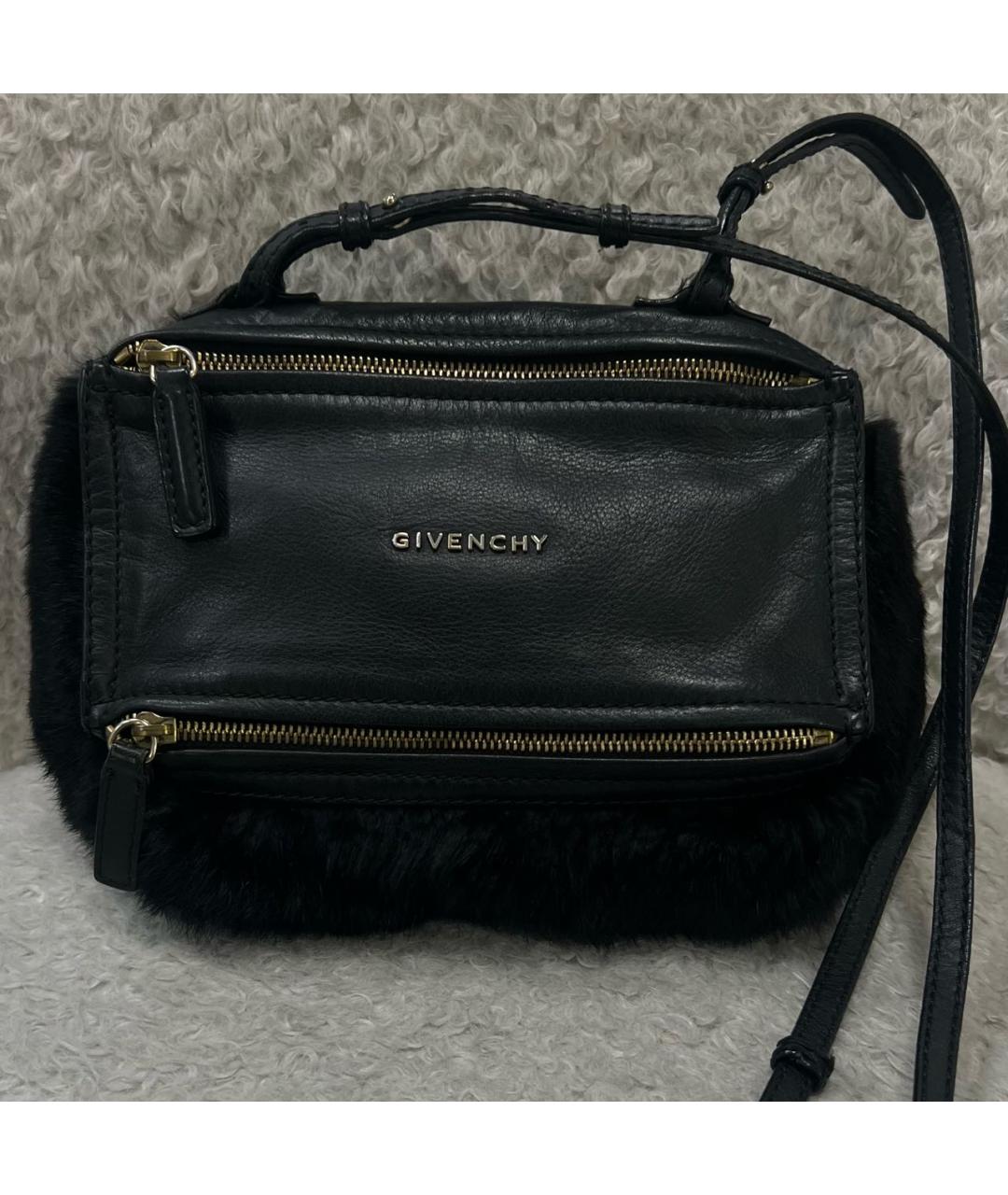 GIVENCHY Черная кожаная сумка через плечо, фото 4