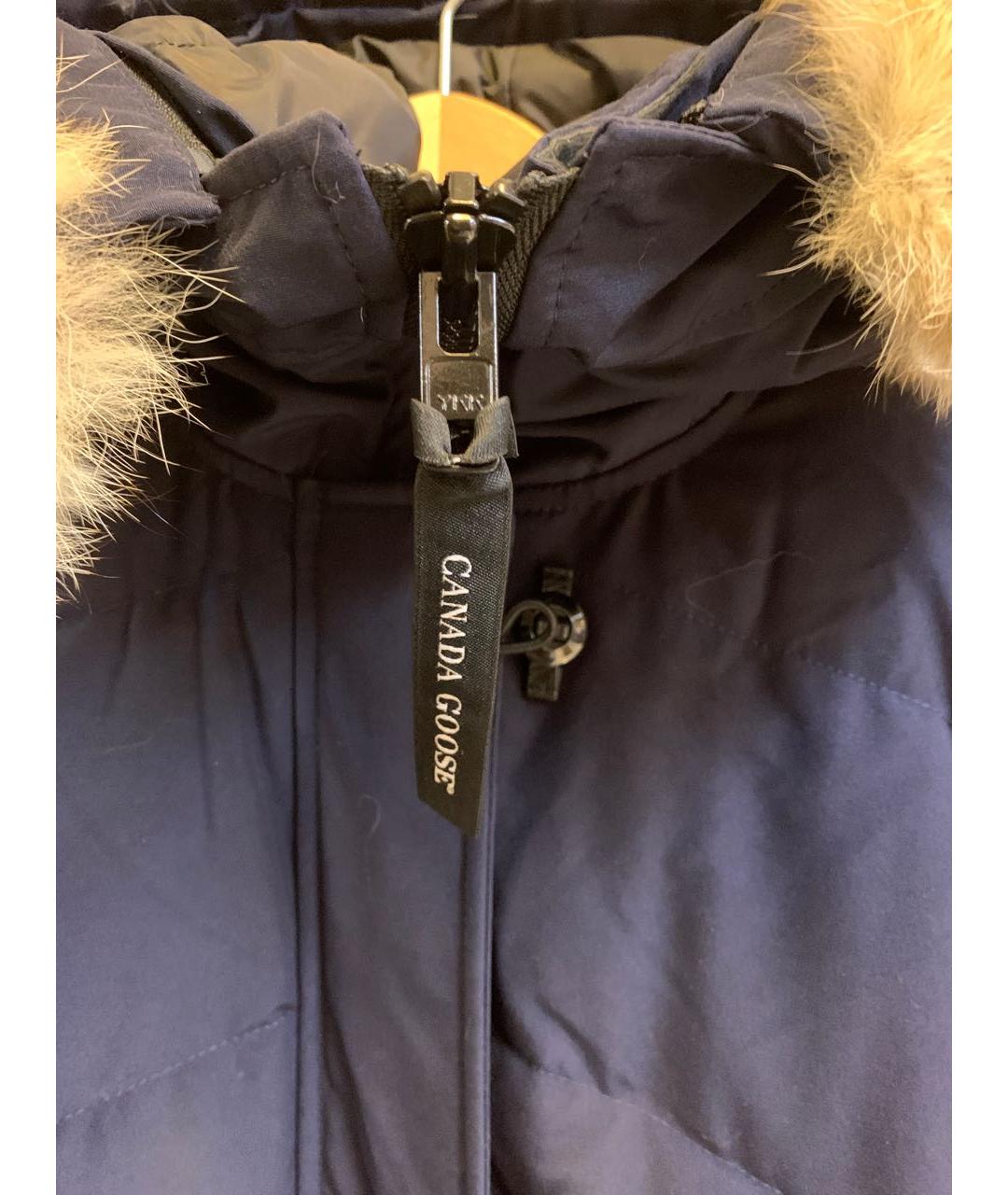CANADA GOOSE Темно-синяя куртка, фото 3