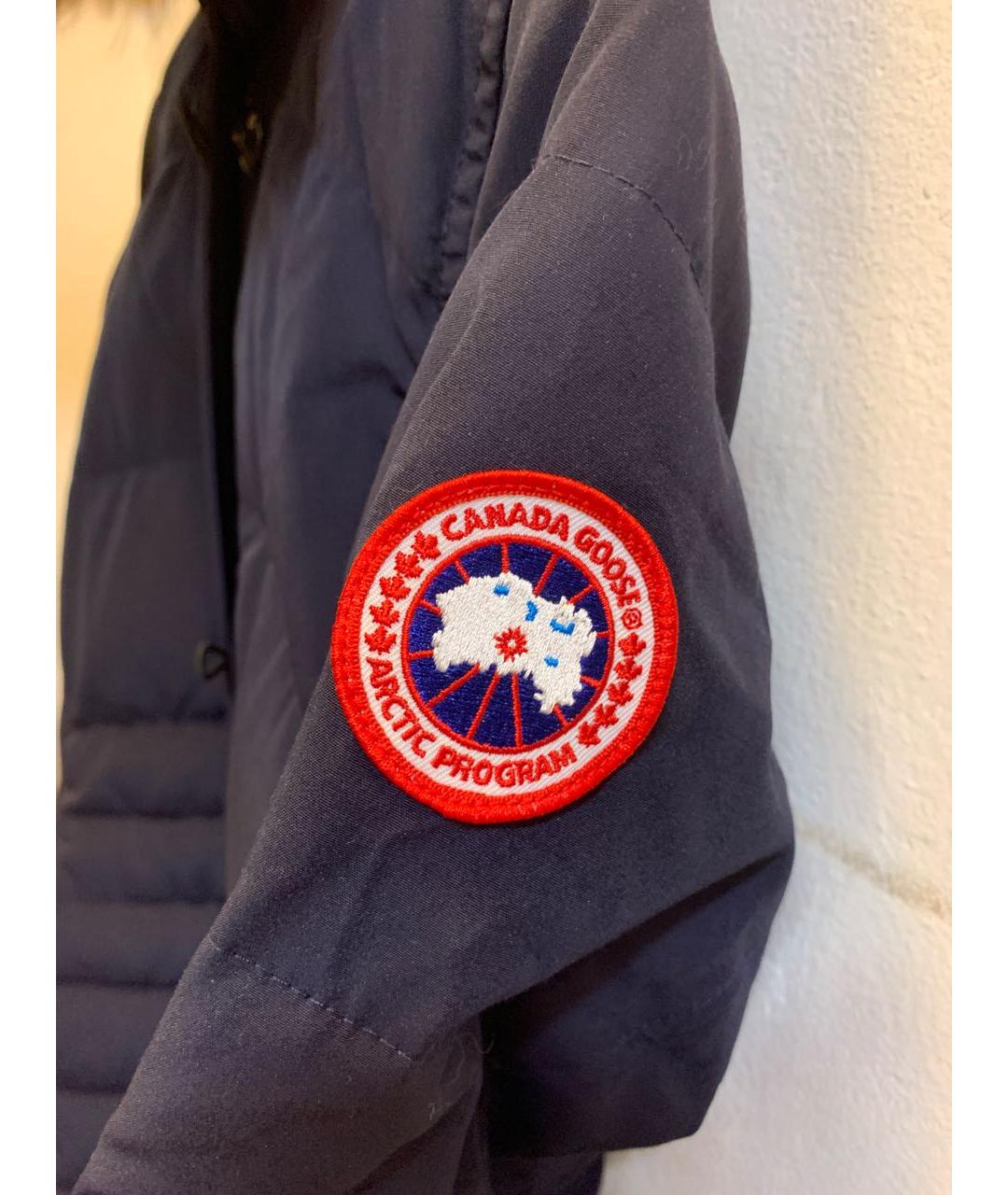 CANADA GOOSE Темно-синяя куртка, фото 4