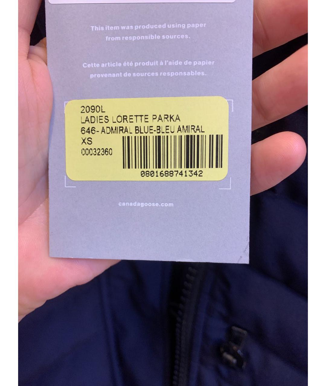 CANADA GOOSE Темно-синяя куртка, фото 6