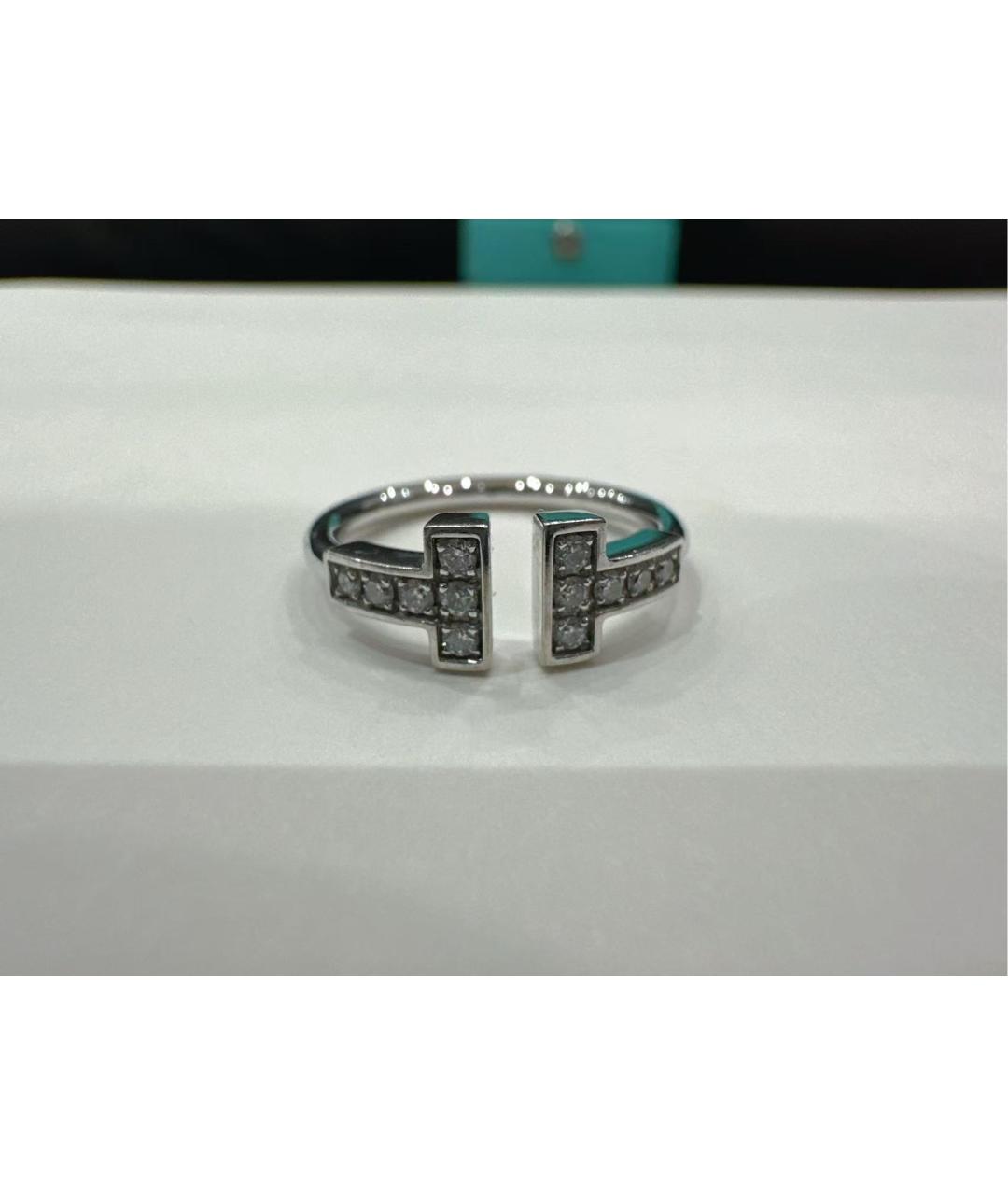 TIFFANY&CO Серебряное кольцо из белого золота, фото 2