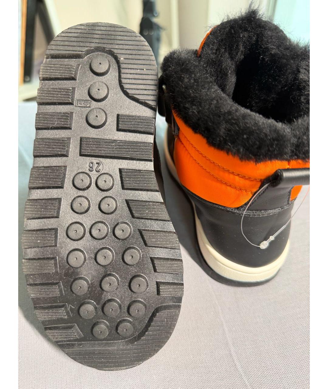 VIRGIL ABLOH Оранжевое сапоги, фото 4