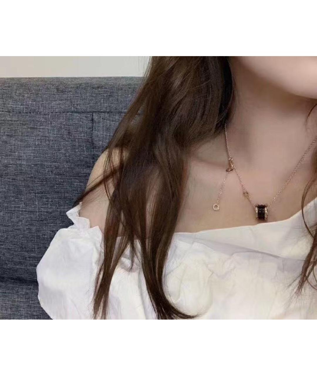 BVLGARI Золотое колье из розового золота, фото 5