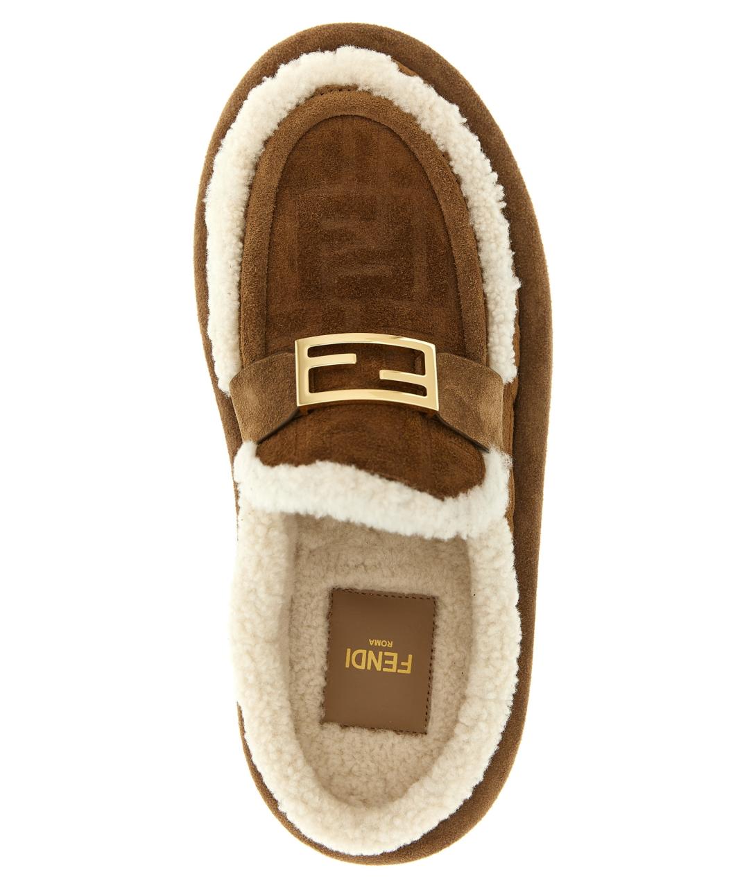 FENDI Мульти кожаные сабо, фото 4