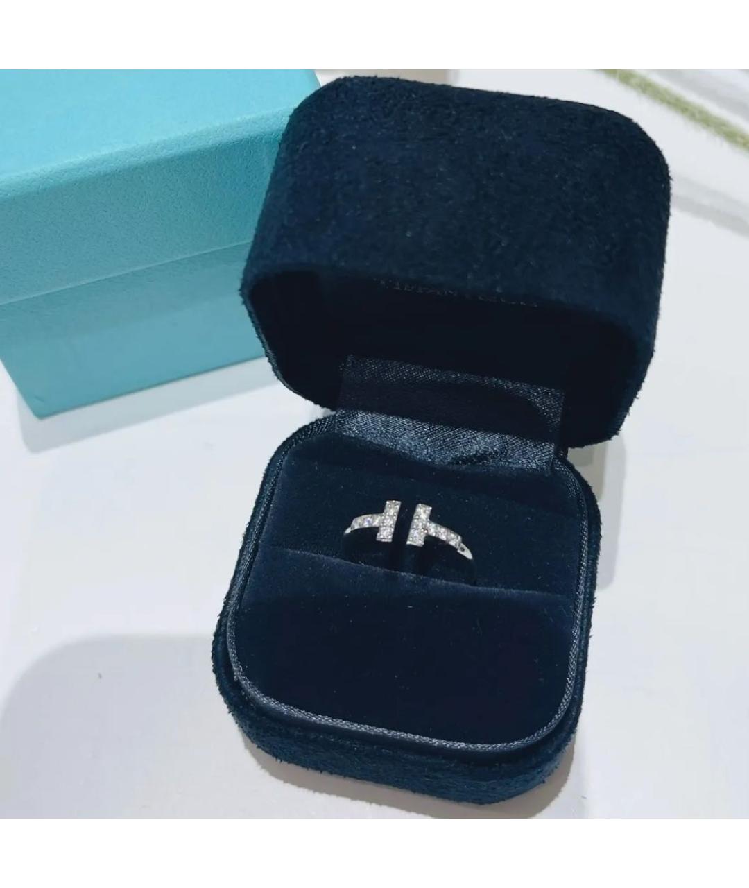 TIFFANY&CO Серебряное кольцо из белого золота, фото 2