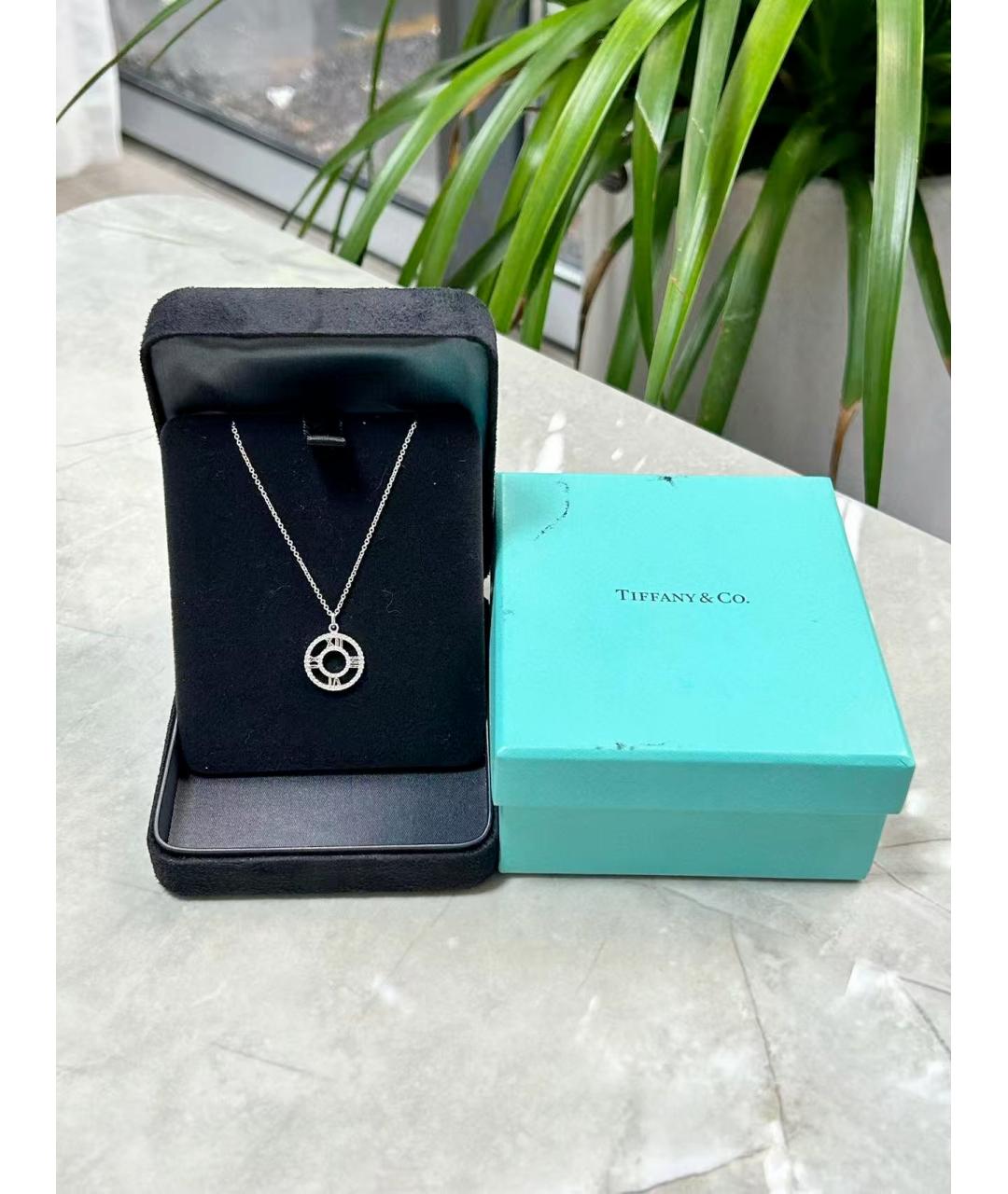 TIFFANY&CO Серебряное колье из белого золота, фото 2