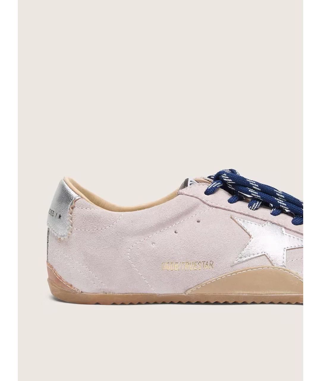 GOLDEN GOOSE DELUXE BRAND Розовые кожаные кеды, фото 5