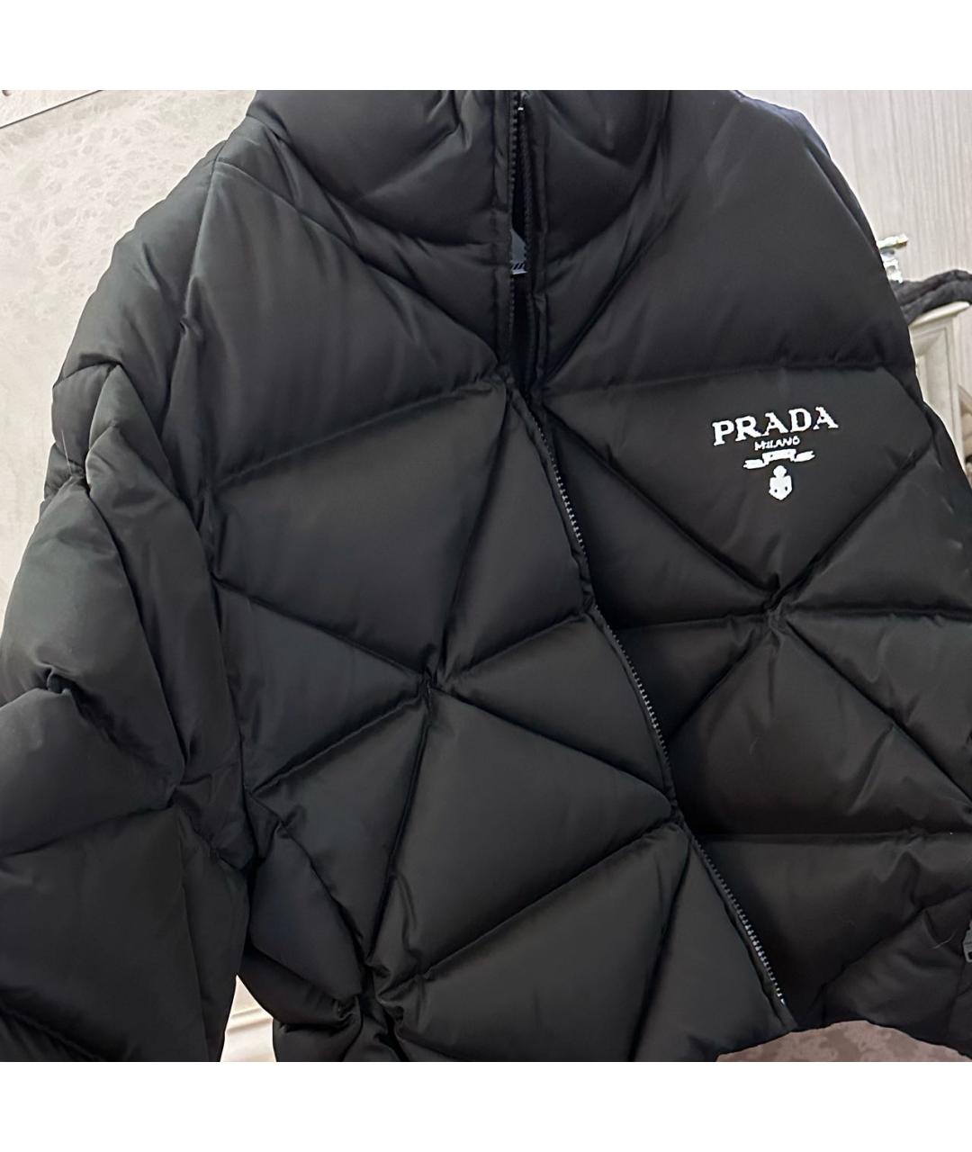 PRADA Черный пуховик, фото 7