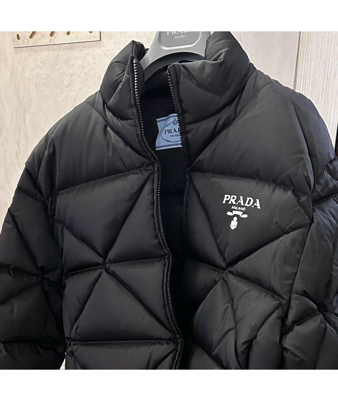 PRADA Черный пуховик, фото 3