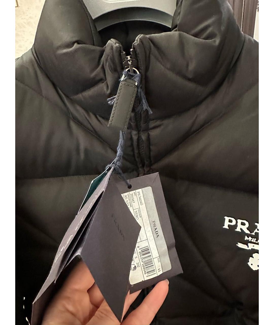 PRADA Черный пуховик, фото 5