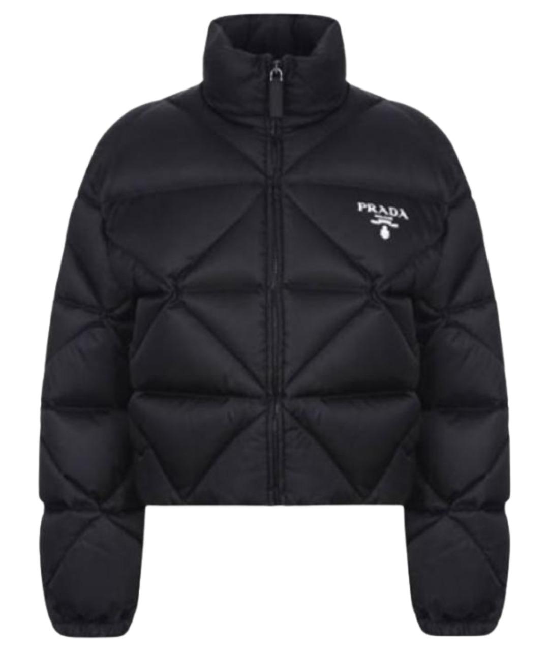 PRADA Черный пуховик, фото 1