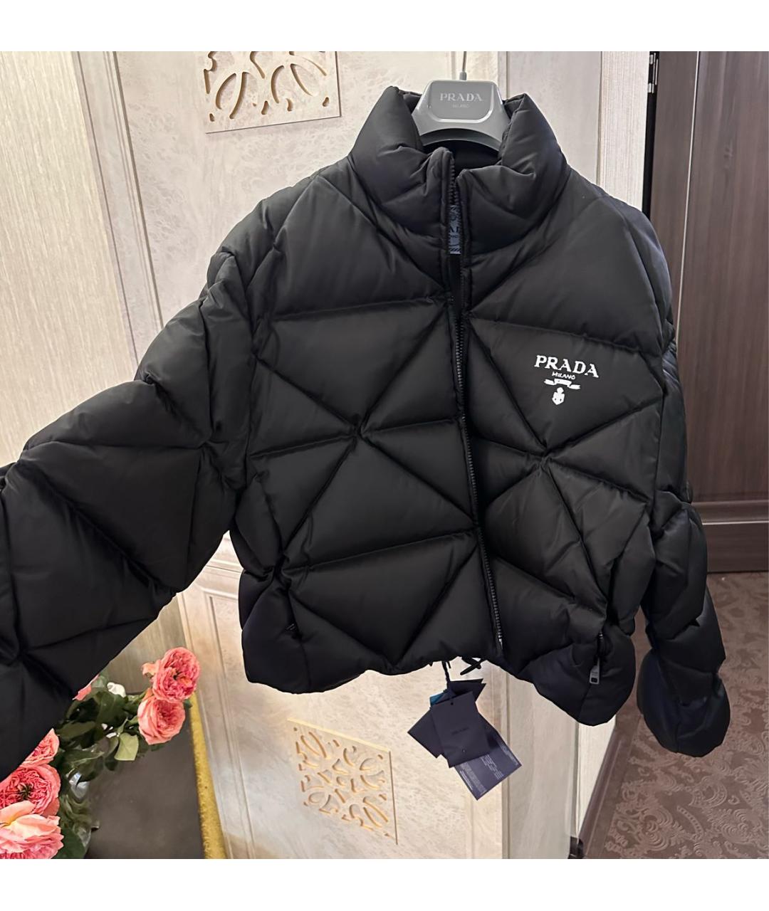 PRADA Черный пуховик, фото 4