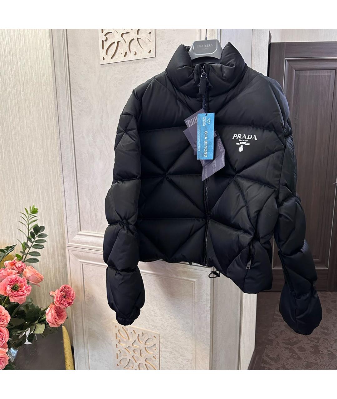 PRADA Черный пуховик, фото 6